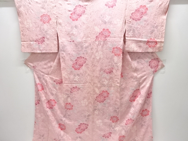 JAPANESE KIMONO / KOMON / SHIBORI / FLORAL PLANTS